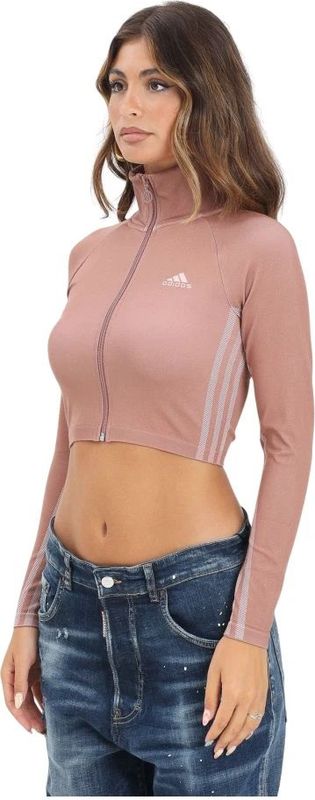 ADIDAS ORIGINALS Gebreid vest 'FIREBIRD'  mauve / wit