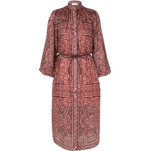 Zimmermann, Dames, Jurken, Veelkleurig, Maat: L Leer,