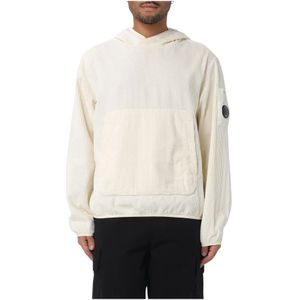 C.p. Company, Heren, Sweatshirts & Hoodies, Beige, Maat: S