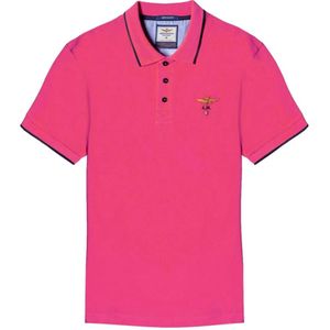 Aeronautica Militare, Heren, Tops, Roze, Maat: L Katoen,