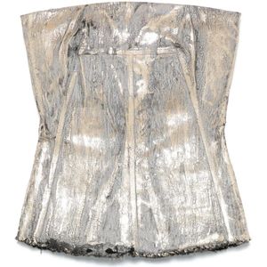 Rick Owens, Dames, Tops, Grijs, Maat: XS