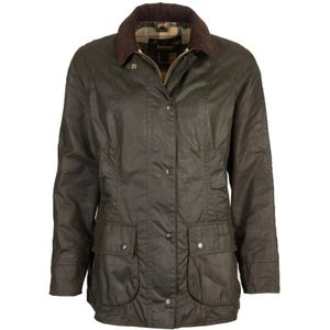 Barbour, Dames, Jassen, Groen, Maat: L Katoen,