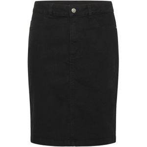 Kaffe, Dames, Rokken, Zwart, Maat: XS Denim,