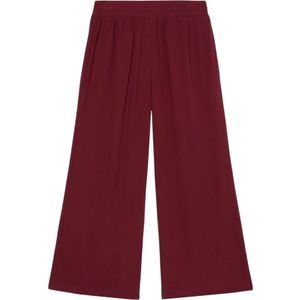 Oltre, Dames, Broeken, Rood, Maat: S Viscose,