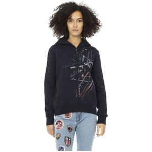 Mr&Mrs Italy, Dames, Sweatshirts & Hoodies, Blauw, Maat: 2XS Fleece,