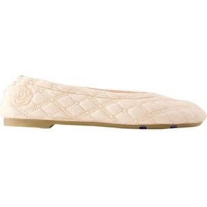 Burberry Luxe Kalfsleren Ballerina , Beige , Dames , Maat: 35 EU