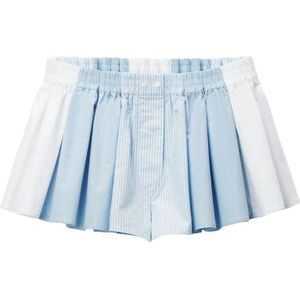 Alexander Wang, Dames, Korte broeken, Blauw, Maat: S Zijde,