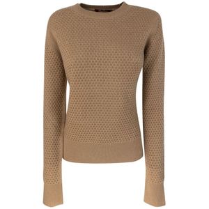 Max Mara Studio, Dames, Truien, Bruin, Maat: XS Kasjmier,