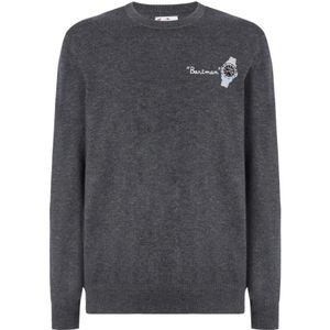 MC2 Saint Barth, Heren, Truien, Grijs, Maat: S Wol,