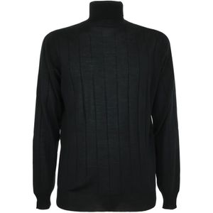 Filippo De Laurentiis, Heren, Truien, Zwart, Maat: 3XL Wol,