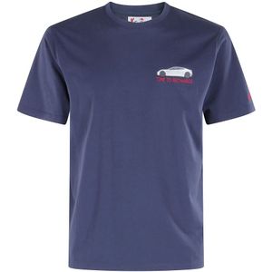 MC2 Saint Barth, Heren, Tops, Blauw, Maat: S Katoen,