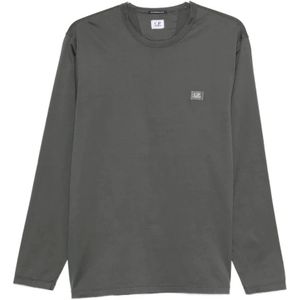 C.p. Company, Heren, Tops, Grijs, Maat: XL Katoen,