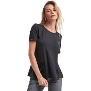 Liu Jo, Dames, Tops, Zwart, Maat: XS Viscose,