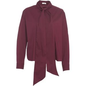 Himon's, Dames, Blouses & Shirts, Bruin, Maat: M