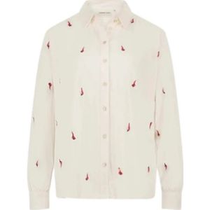 Fabienne Chapot, Dames, Blouses & Shirts, Wit, Maat: XS Viscose,