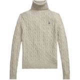 Polo Ralph Lauren - Gebreide Pullover - Dames - Slim Fit - Col - Labelstitching