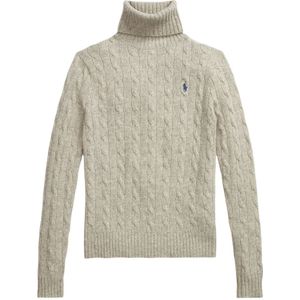 Polo Ralph Lauren - Gebreide Pullover - Dames - Slim Fit - Col - Labelstitching