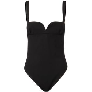 Magda Butrym, Dames, Tops, Zwart, Maat: S Wol,