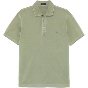 Poloshirt - Katoen - Korte Mouwen - Military