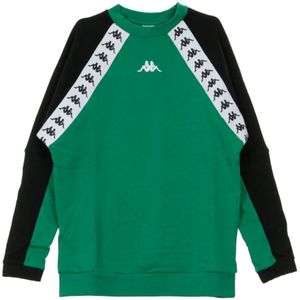 Kappa, Heren, Sweatshirts & Hoodies, Groen, Maat: L
