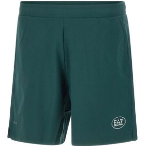 Emporio Armani Ea7, Heren, Korte broeken, Groen, Maat: M