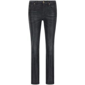 Roberto Cavalli, Dames, Jeans, Zwart, Maat: M Katoen,