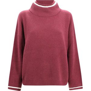 Brunello Cucinelli, Dames, Truien, Roze, Maat: S Zijde,