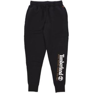 Timberland, Heren, Broeken, Zwart, Maat: S Katoen,