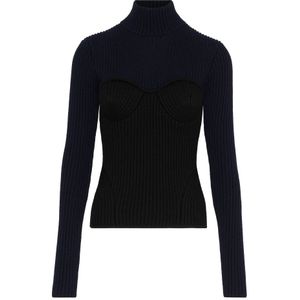 Jean Paul Gaultier, Dames, Truien, Blauw, Maat: M Wol,
