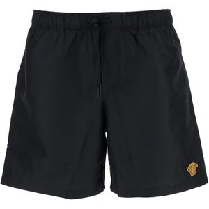 Versace, Heren, Badkleding, Zwart, Maat: XL Poliester,