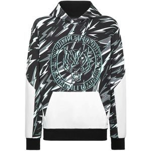 Plein Sport - Hooded Sweatshirt Tiger - Veelkleurig - Katoenfleece