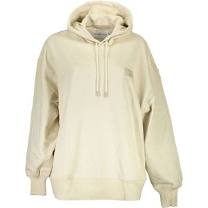 Calvin Klein, Heren, Sweatshirts & Hoodies, Beige, Maat: XL Katoen,