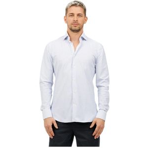 Caliban, Heren, Overhemden, Blauw, Maat: 5XL