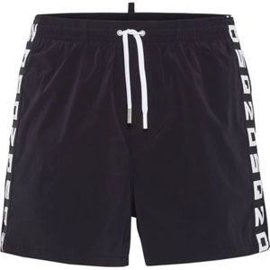 Dsquared2, Heren, Badkleding, Zwart, Maat: XS Polyamide,