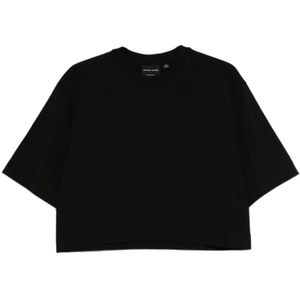 Canada Goose, Dames, Tops, Zwart, Maat: M Katoen,