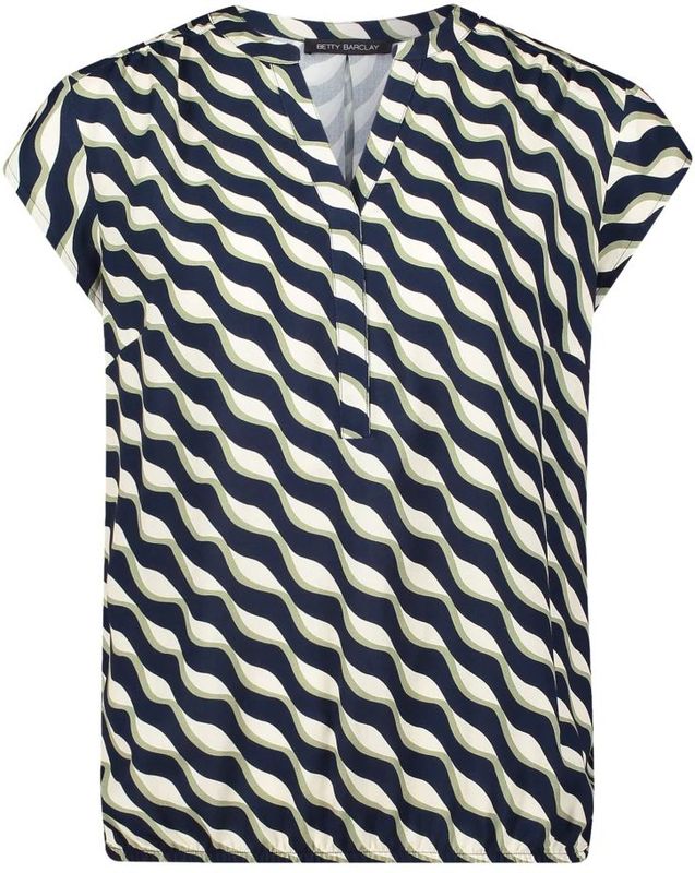 Betty Barclay - Korte Mouw Blouse - Blauw - Dames