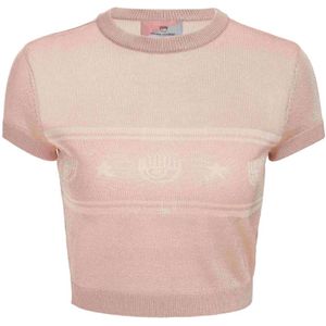 Chiara Ferragni Collection, Dames, Tops, Roze, Maat: S
