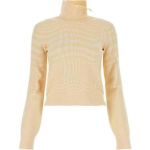 Burberry, Dames, Truien, Beige, Maat: S