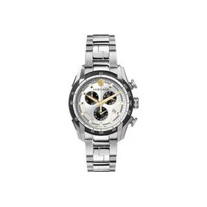 Versace V-Ray Chronograaf Roestvrij Stalen Horloge , Gray , Heren , Maat: ONE Size