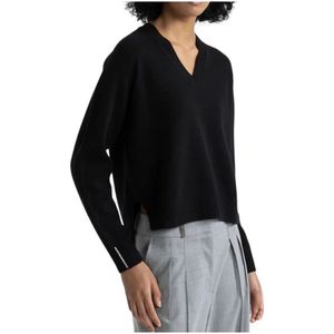 Peserico, Dames, Truien, Zwart, Maat: XS Zijde,