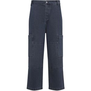 Jacquemus, Heren, Jeans, Blauw, Maat: W30 Katoen,