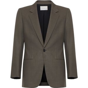 Saint Laurent, Heren, Jassen, Bruin, Maat: L Wol,