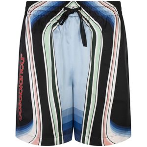Casablanca, Heren, Korte broeken, Veelkleurig, Maat: L Zijde,