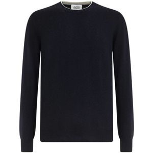 Alpha Studio, Heren, Truien, Blauw, Maat: 5XL Wol,