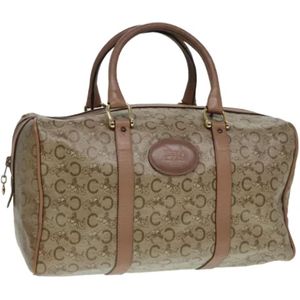 Celine Vintage, Dames, Pre-owned, Beige, Maat: ONE Size