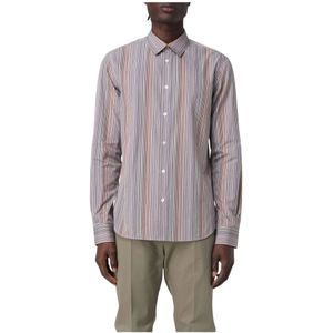 Paul Smith - Vibrant Gestreept Formeel Overhemd - Veelkleurig - 100% Katoen
