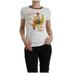 Dolce & Gabbana - T-shirt - Wit - Katoen