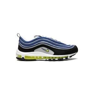 Nike Sneakers in Atlantic Blue en Voltage Yellow , Blue , Dames , Maat: 37 1/2 EU