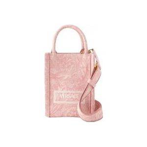 Versace Cotton handbags , Pink , Dames , Maat: ONE Size
