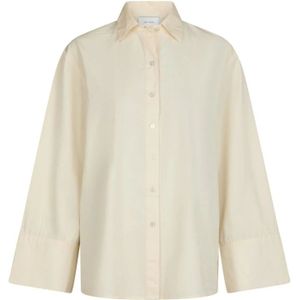 Neo Noir, Dames, Blouses & Shirts, Geel, Maat: S